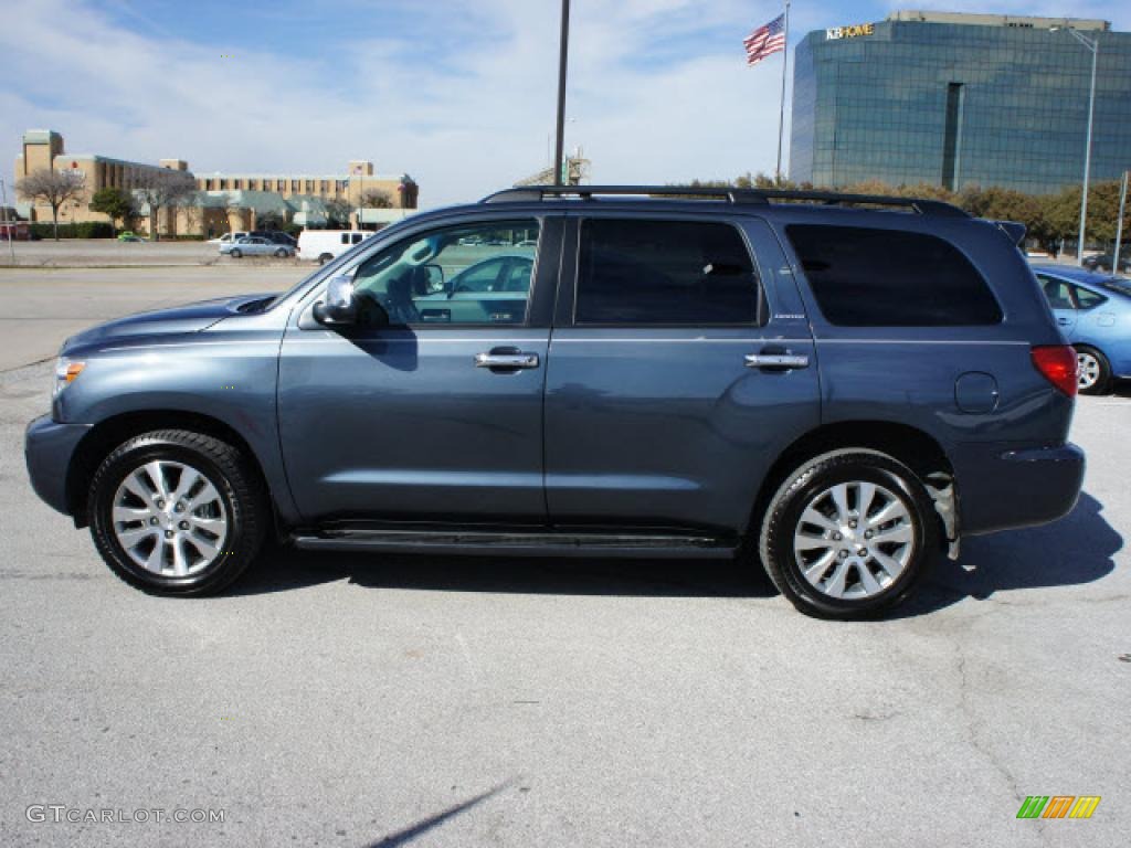 Slate Metallic 2008 Toyota Sequoia Limited Exterior Photo #45372796