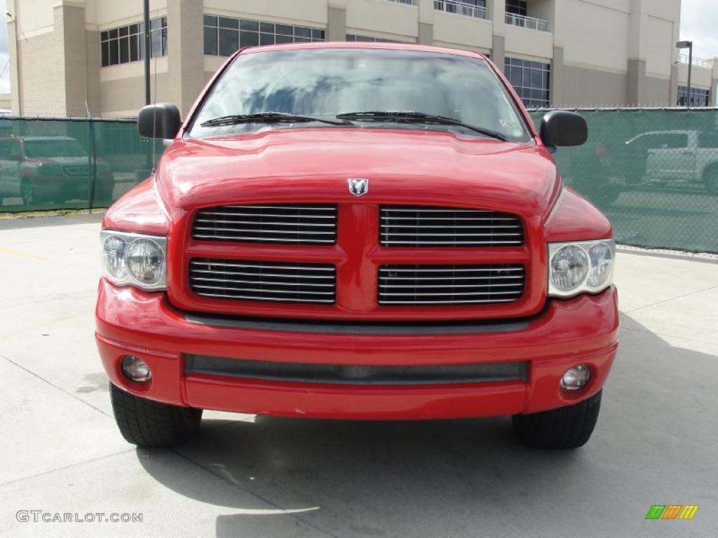 2002 Ram 1500 Sport Quad Cab 4x4 - Flame Red / Dark Slate Gray photo #8