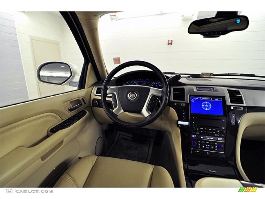 2008 Escalade ESV AWD - White Diamond / Cocoa/Light Cashmere photo #28