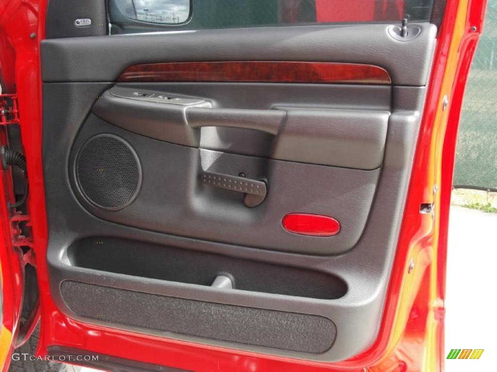 2002 Dodge Ram 1500 Sport Quad Cab 4x4 Dark Slate Gray Door Panel Photo #45373801