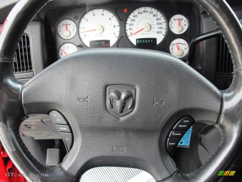 2002 Ram 1500 Sport Quad Cab 4x4 - Flame Red / Dark Slate Gray photo #56