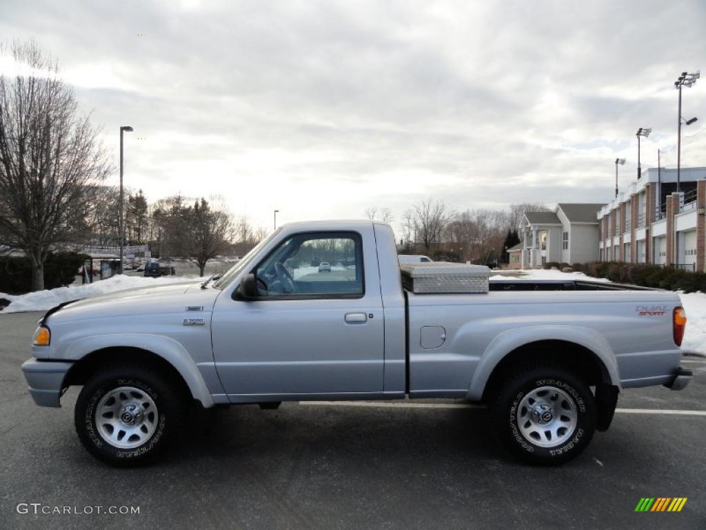 Platinum Frost Metallic 2002 Mazda B-Series Truck B3000 Dual Sport Regular Cab Exterior Photo #45375073
