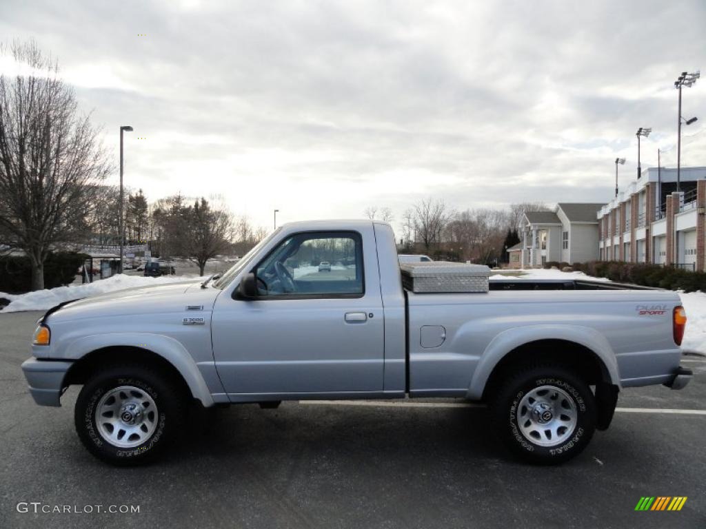 2002 B-Series Truck B3000 Dual Sport Regular Cab - Platinum Frost Metallic / Gray photo #3