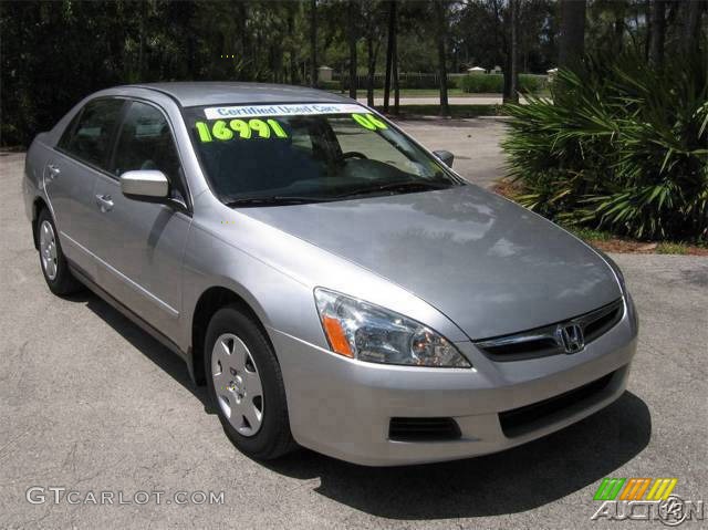 2006 Accord LX Sedan - Alabaster Silver Metallic / Gray photo #64