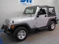 Bright Silver Metallic 2005 Jeep Wrangler SE 4x4 Exterior