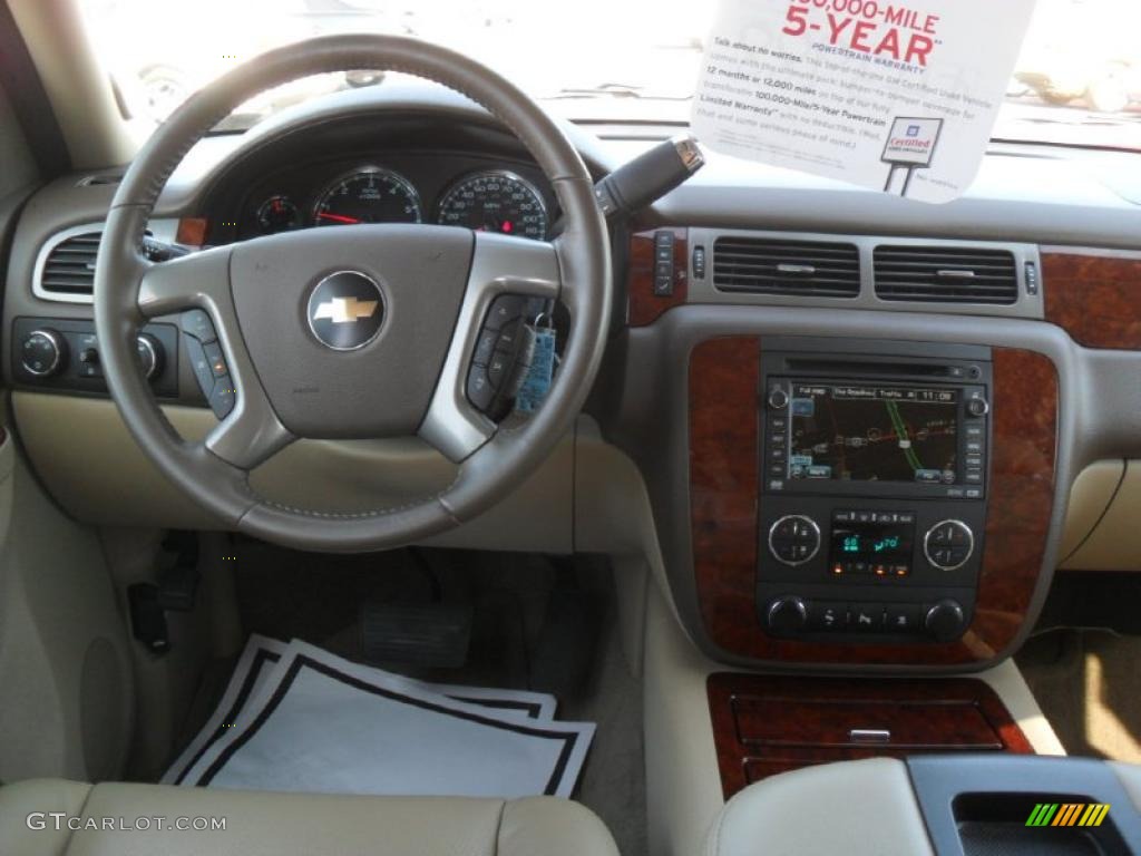 2010 Tahoe LTZ 4x4 - Red Jewel Tintcoat / Light Titanium/Dark Titanium photo #19