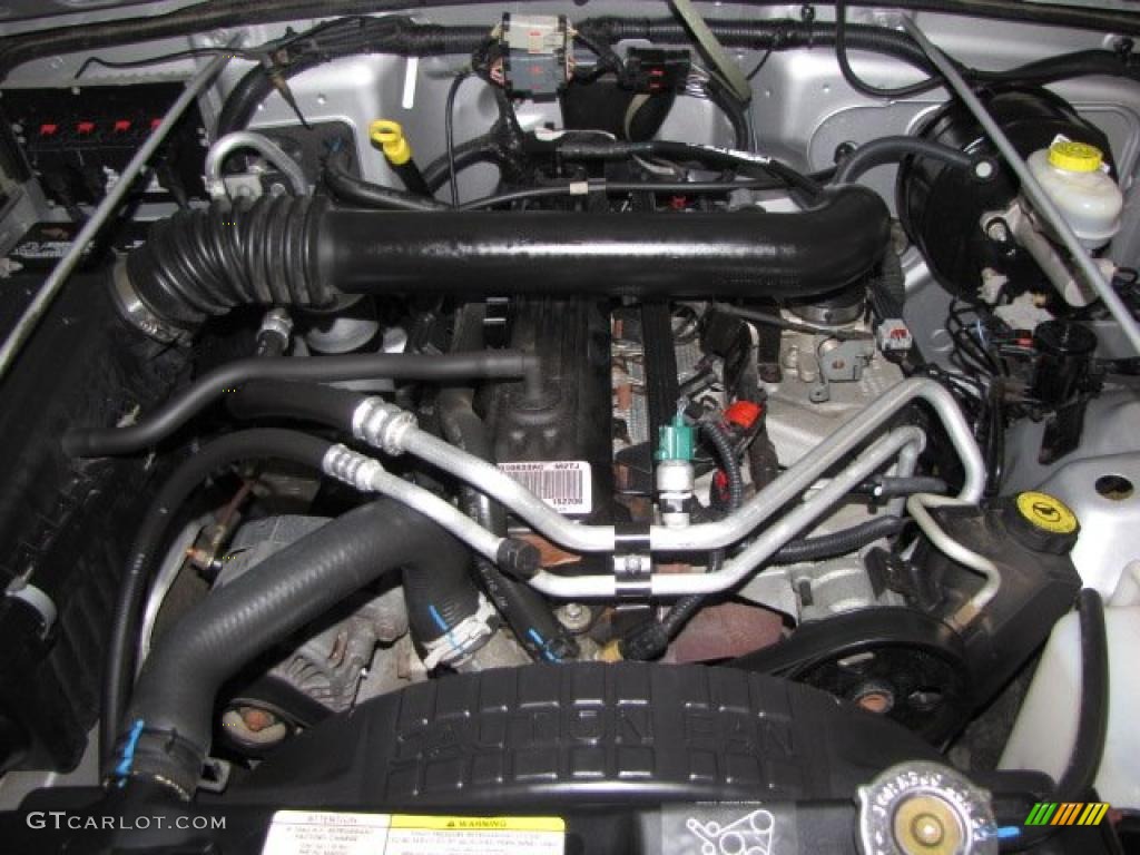 2005 Jeep Wrangler SE 4x4 4.0 Liter OHV 12-Valve Inline 6 Cylinder Engine Photo #45375997