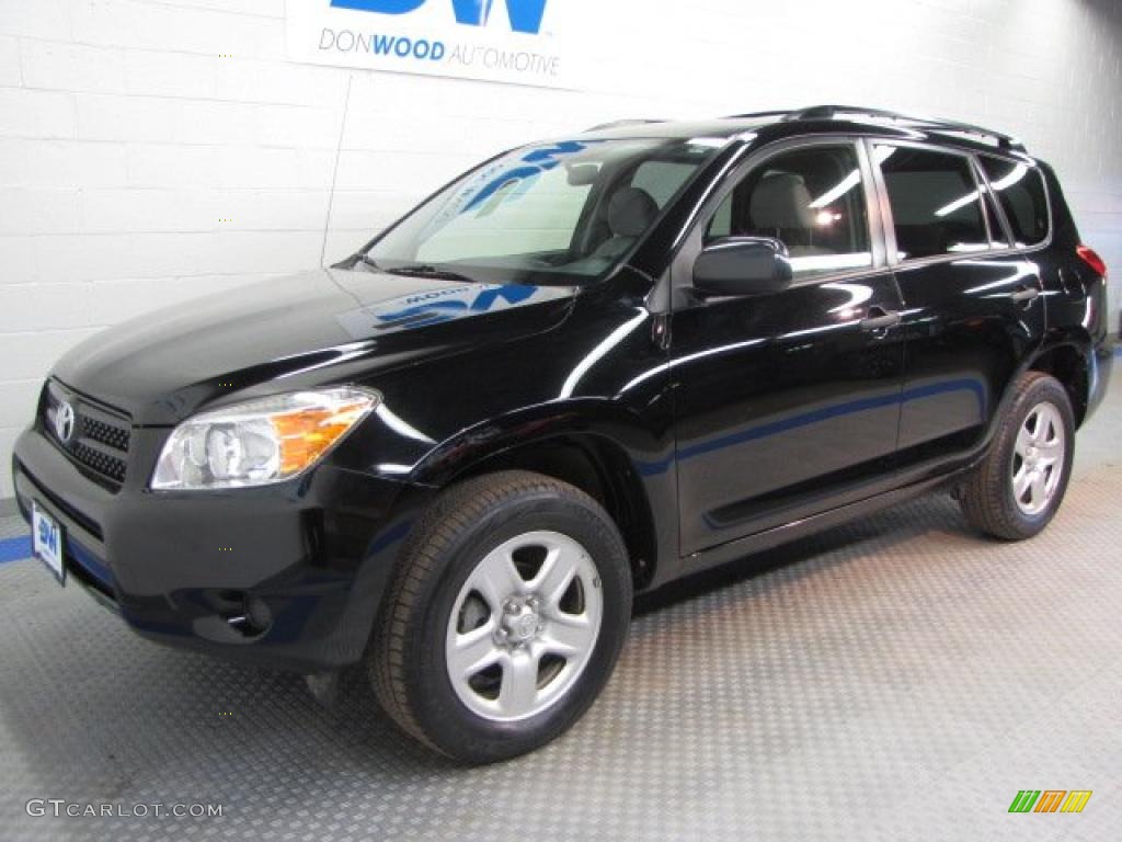 2008 RAV4 4WD - Black / Ash photo #2