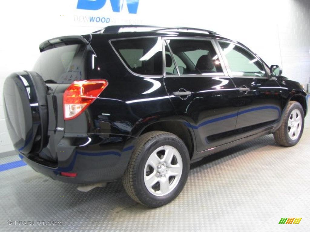 2008 RAV4 4WD - Black / Ash photo #4