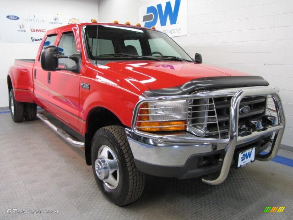 Vermillion Red Ford F350 Super Duty