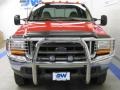 1999 Vermillion Red Ford F350 Super Duty Lariat Crew Cab 4x4 Dually  photo #5