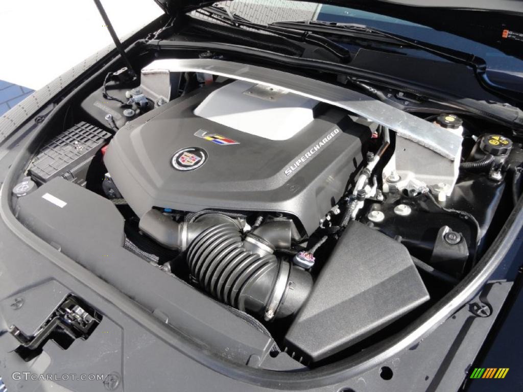 2011 Cadillac CTS -V Coupe 6.2 Liter Supercharged OHV 16-Valve V8 Engine Photo #45377869