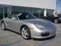 Arctic Silver Metallic 2006 Porsche Boxster Standard Boxster Model Exterior