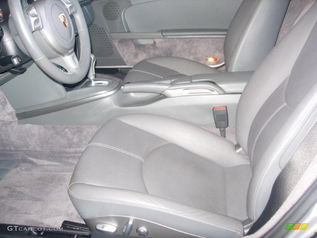 Black/Stone Grey Interior 2006 Porsche Boxster Standard Boxster Model Photo #45378206