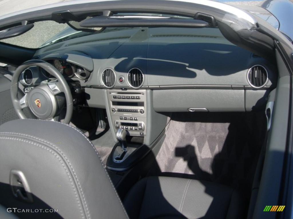 Black/Stone Grey Interior 2006 Porsche Boxster Standard Boxster Model Photo #45378258