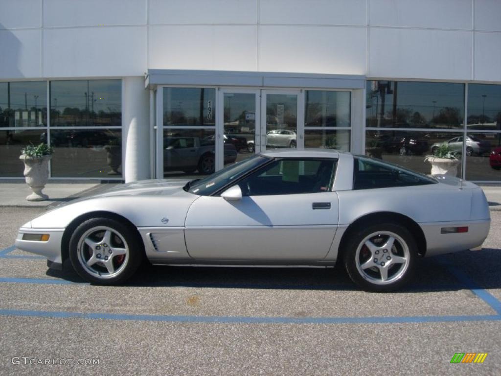 Sebring Silver Metallic 1996 Chevrolet Corvette Coupe Exterior Photo #45378430