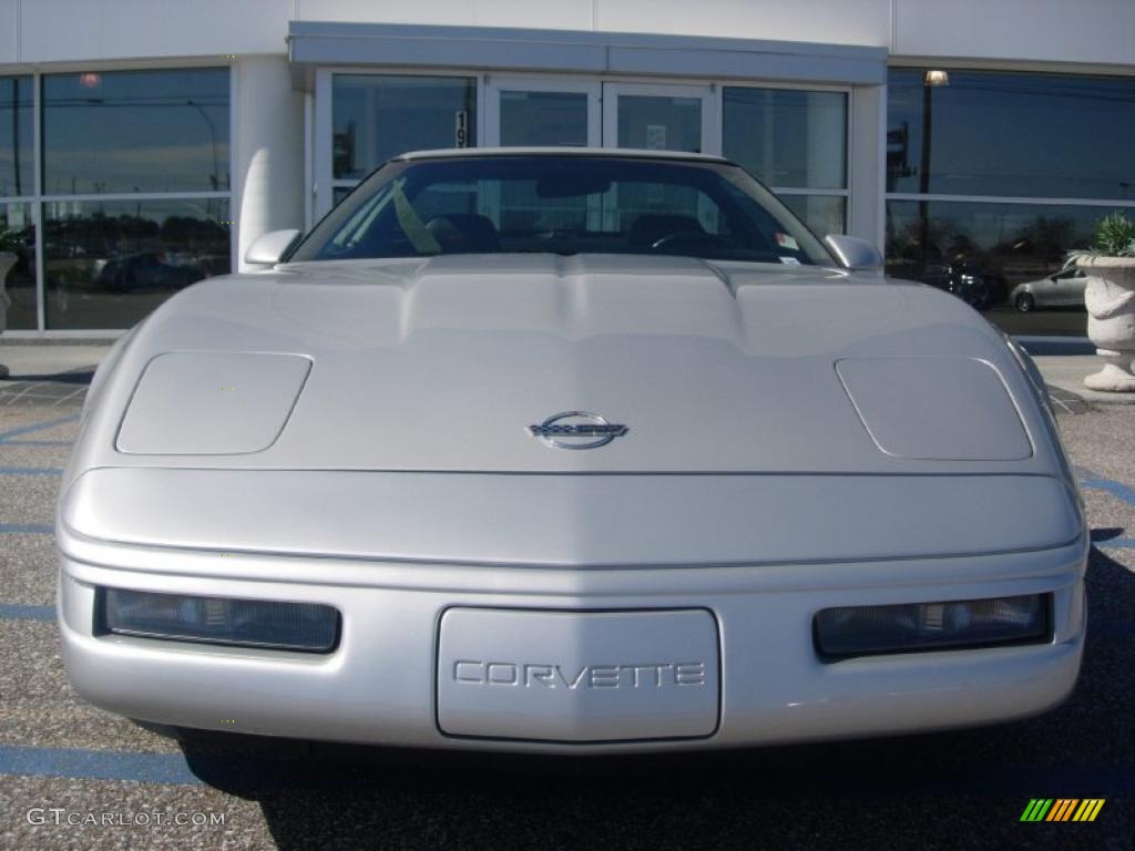Sebring Silver Metallic 1996 Chevrolet Corvette Coupe Exterior Photo #45378482