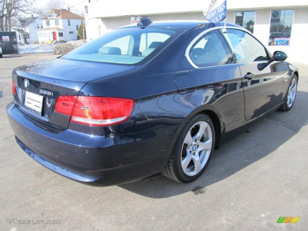 2007 3 Series 328i Coupe - Monaco Blue Metallic / Grey photo #5