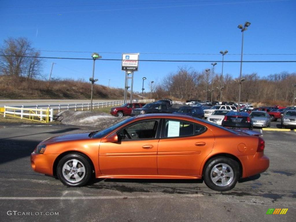 Fusion Orange Metallic 2005 Pontiac Grand Prix Sedan Exterior Photo #45382578