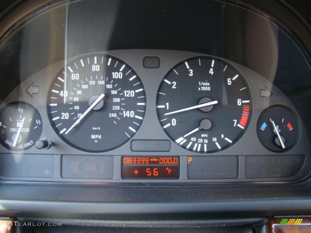 2001 BMW 5 Series 525i Sedan Gauges Photo #45383054