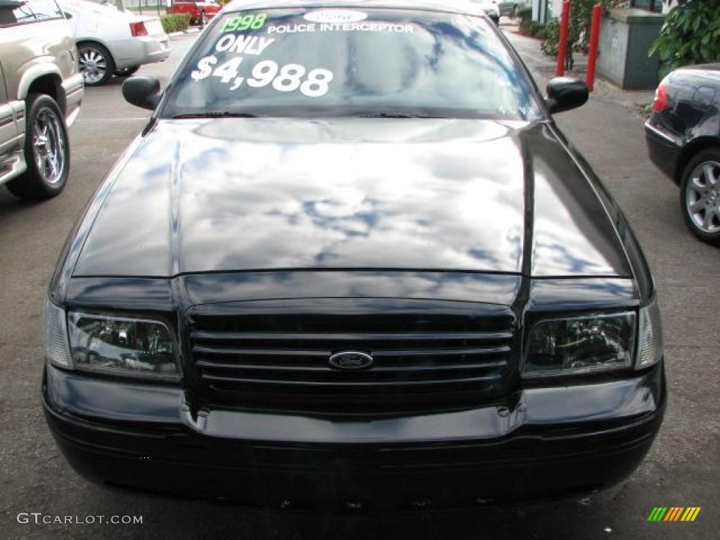 1998 Crown Victoria Police Interceptor - Black / Dark Charcoal photo #3