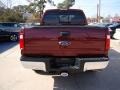 2008 Dark Toreador Red Ford F250 Super Duty Lariat Crew Cab 4x4  photo #8