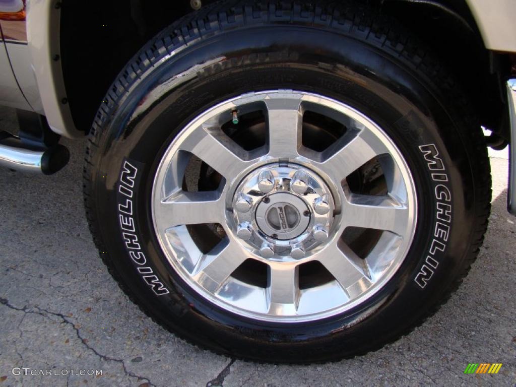 2008 Ford F250 Super Duty Lariat Crew Cab 4x4 Wheel Photo #45386406