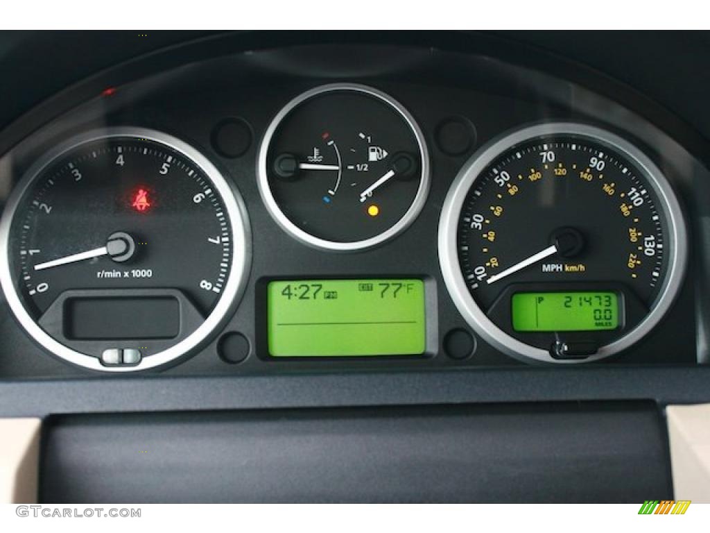 2009 Land Rover Range Rover Sport HSE Gauges Photo #45386506