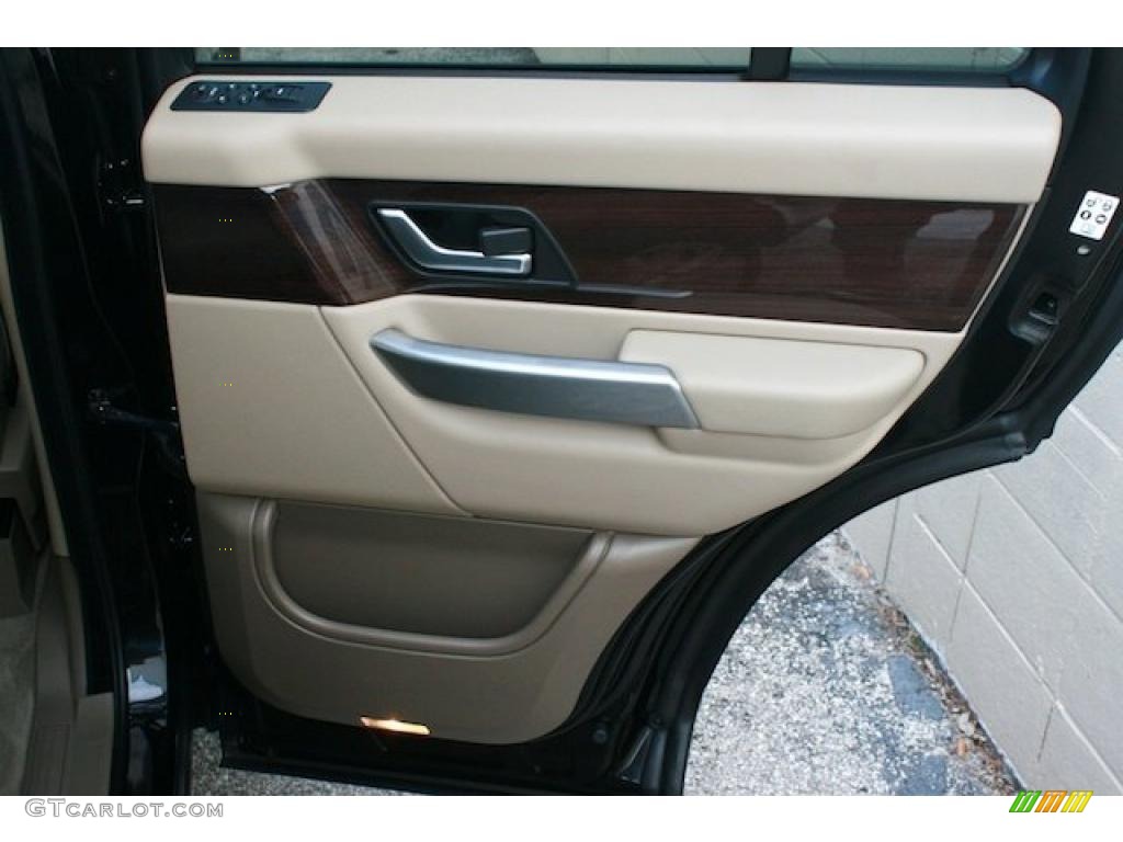 2009 Land Rover Range Rover Sport HSE Almond/Nutmeg Door Panel Photo #45386554