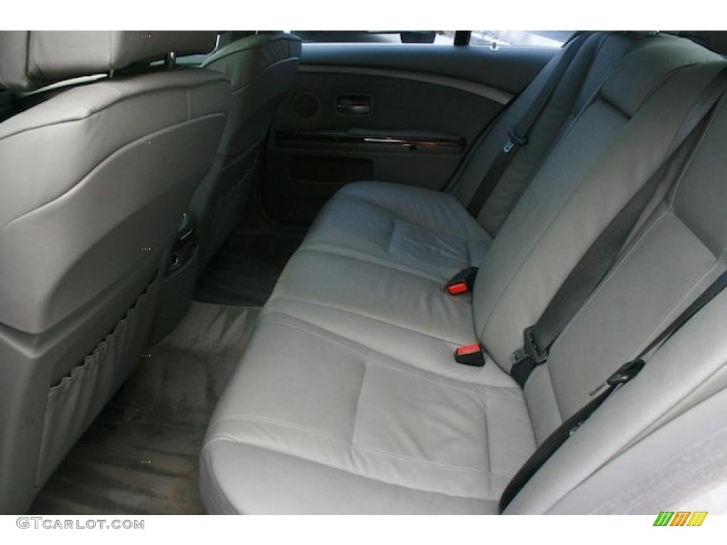 2003 7 Series 745i Sedan - Titanium Silver Metallic / Black/Black photo #4