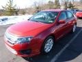 2011 Red Candy Metallic Ford Fusion SE  photo #5
