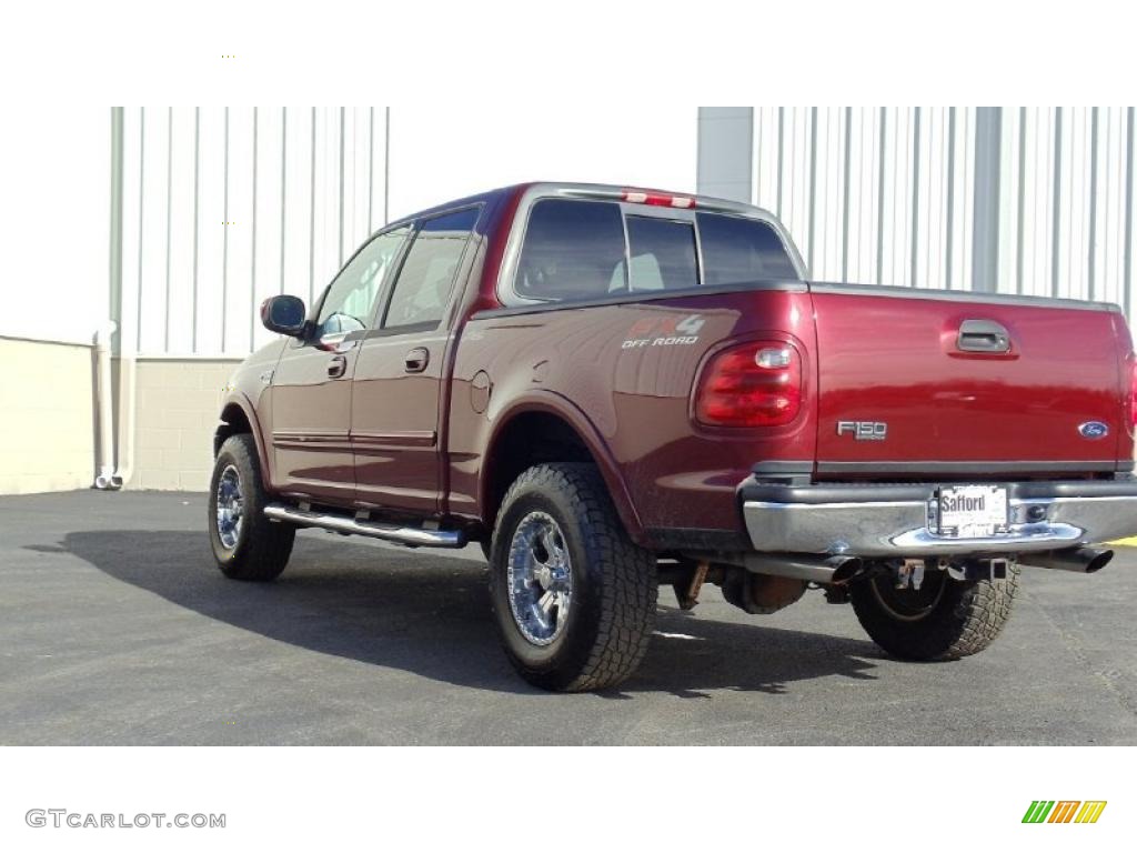 2003 F150 XLT SuperCrew 4x4 - Toreador Red Metallic / Medium Graphite Grey photo #5