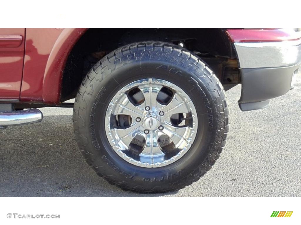 2003 F150 XLT SuperCrew 4x4 - Toreador Red Metallic / Medium Graphite Grey photo #9