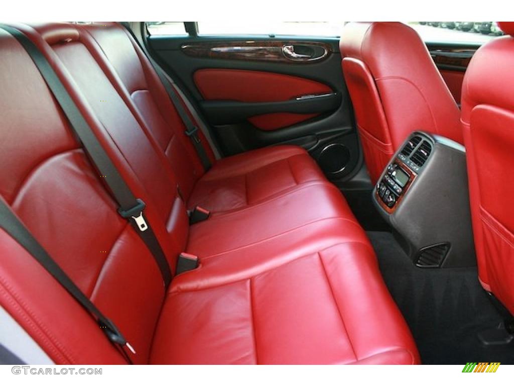 Charcoal/Red Interior 2006 Jaguar XJ XJR Photo #45387739