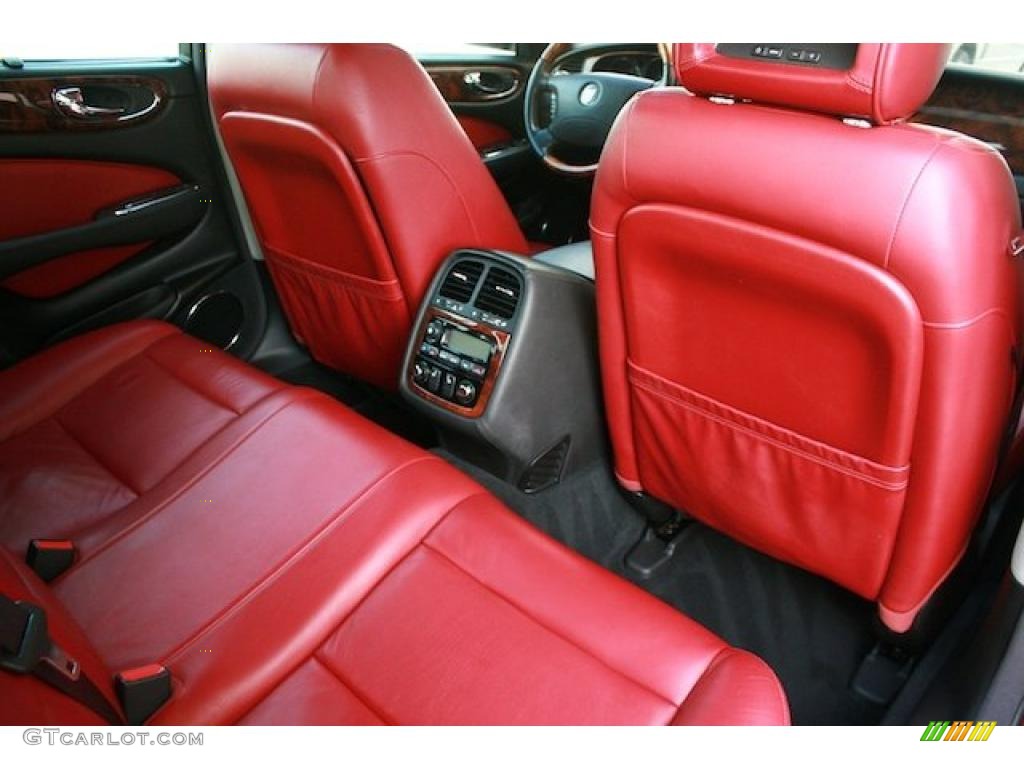 Charcoal/Red Interior 2006 Jaguar XJ XJR Photo #45387754