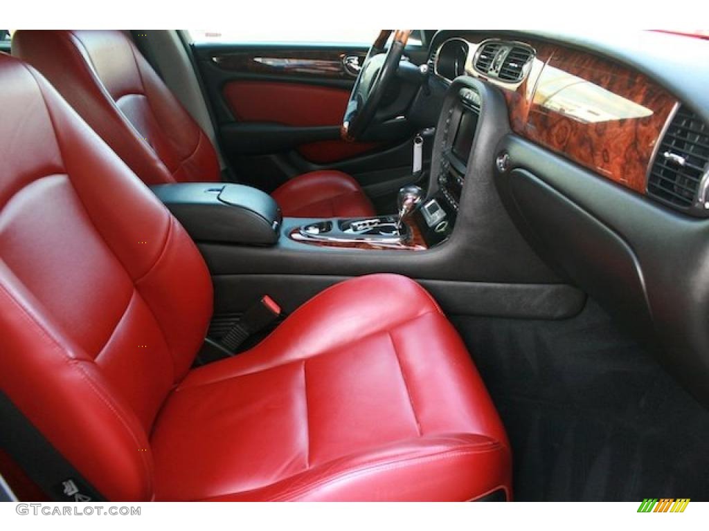 Charcoal/Red Interior 2006 Jaguar XJ XJR Photo #45387774