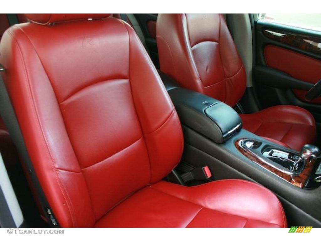 Charcoal/Red Interior 2006 Jaguar XJ XJR Photo #45387810