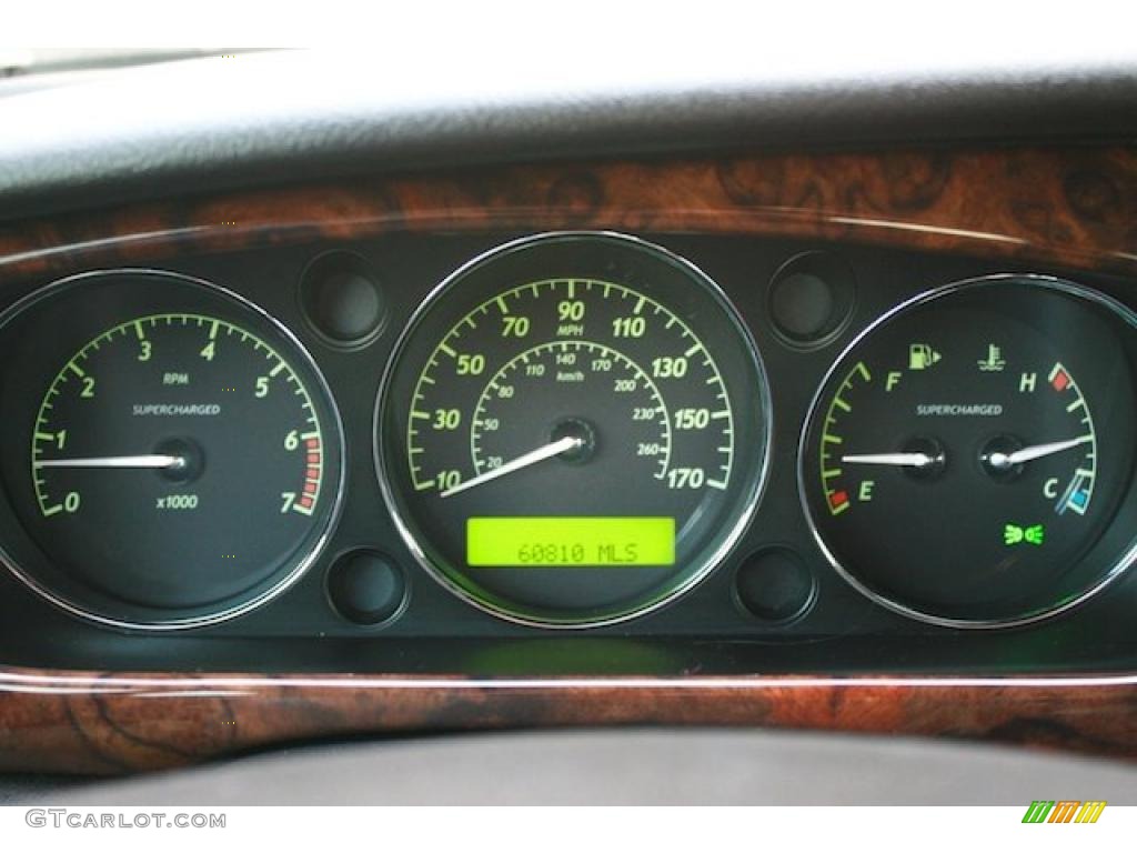 2006 Jaguar XJ XJR Gauges Photo #45387854