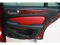 Charcoal/Red Door Panel Photo for 2006 Jaguar XJ #45387874