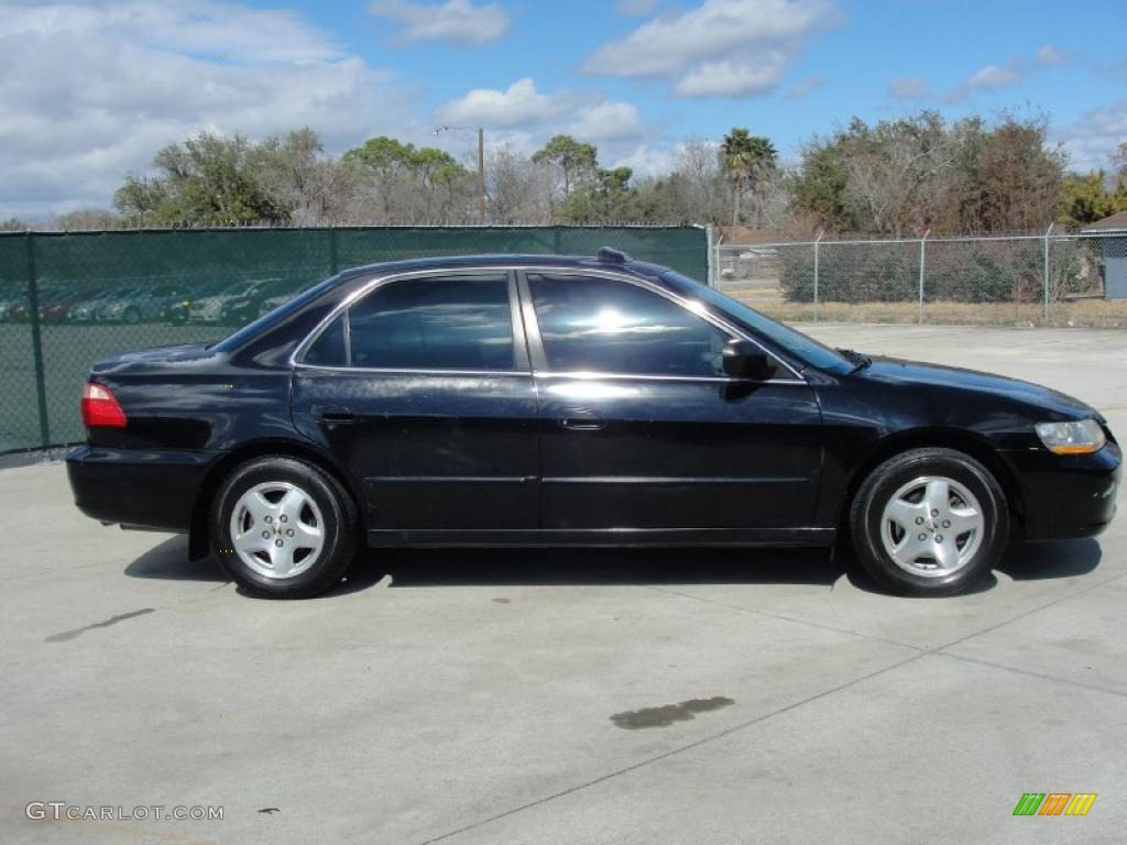 2000 Accord EX V6 Sedan - Nighthawk Black Pearl / Quartz photo #2