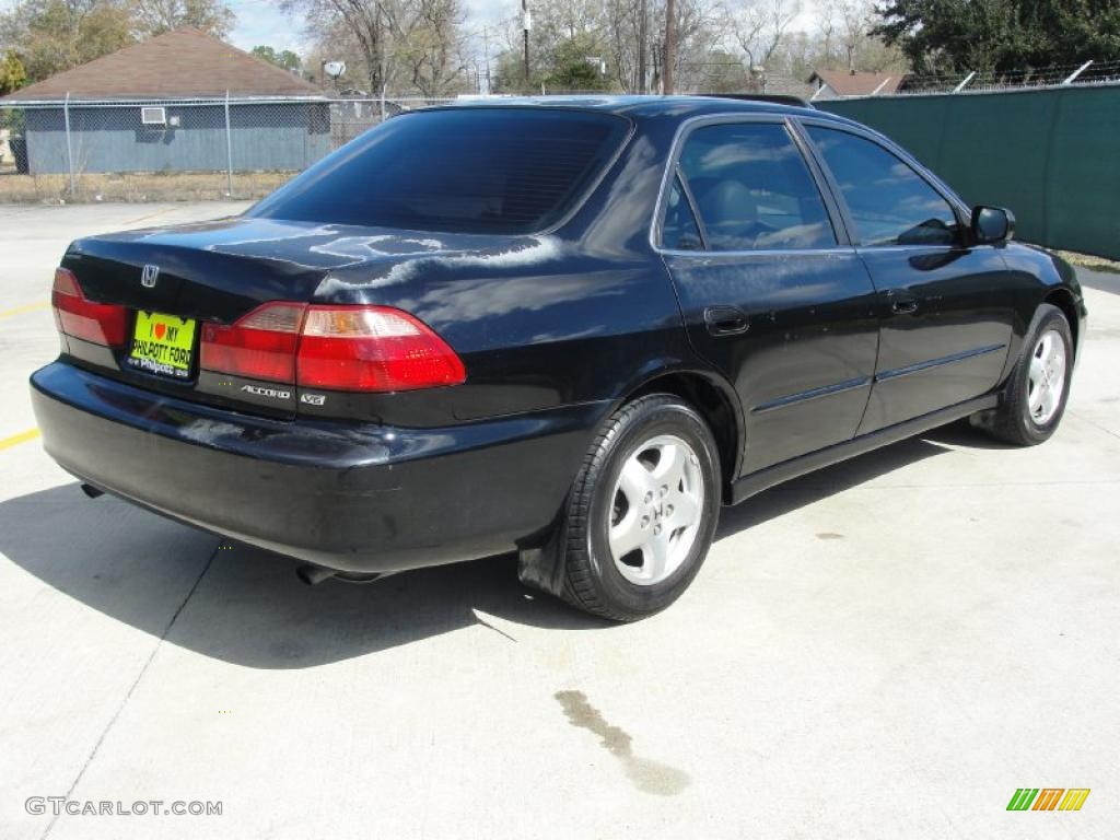 2000 Accord EX V6 Sedan - Nighthawk Black Pearl / Quartz photo #3