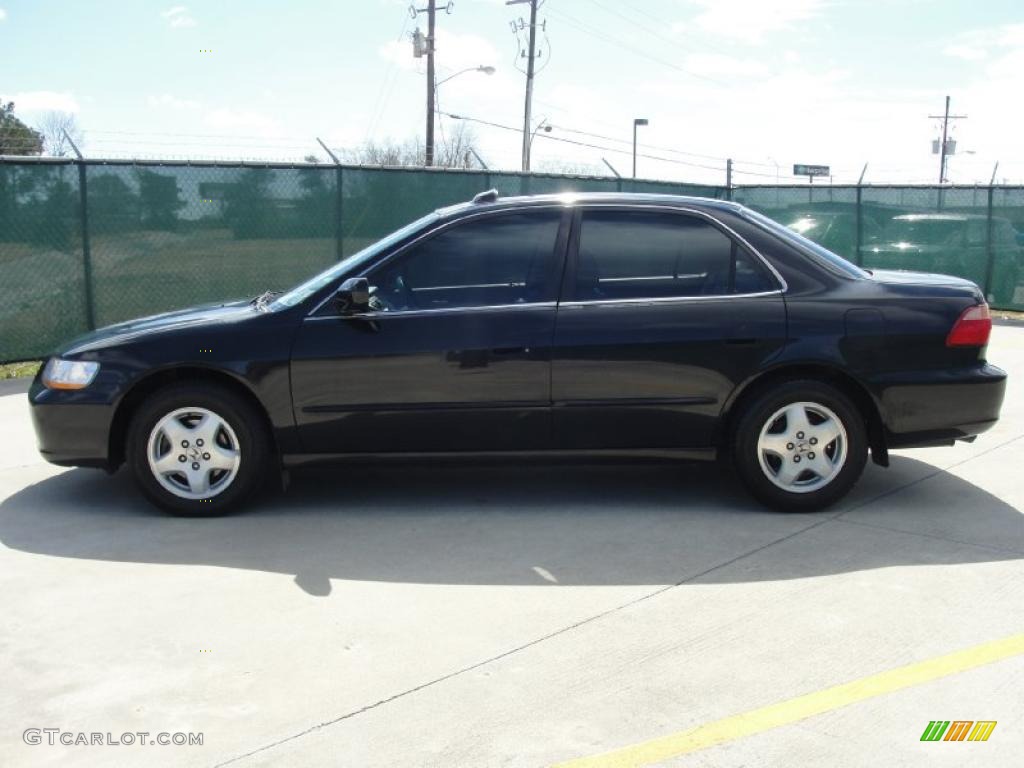 2000 Accord EX V6 Sedan - Nighthawk Black Pearl / Quartz photo #6
