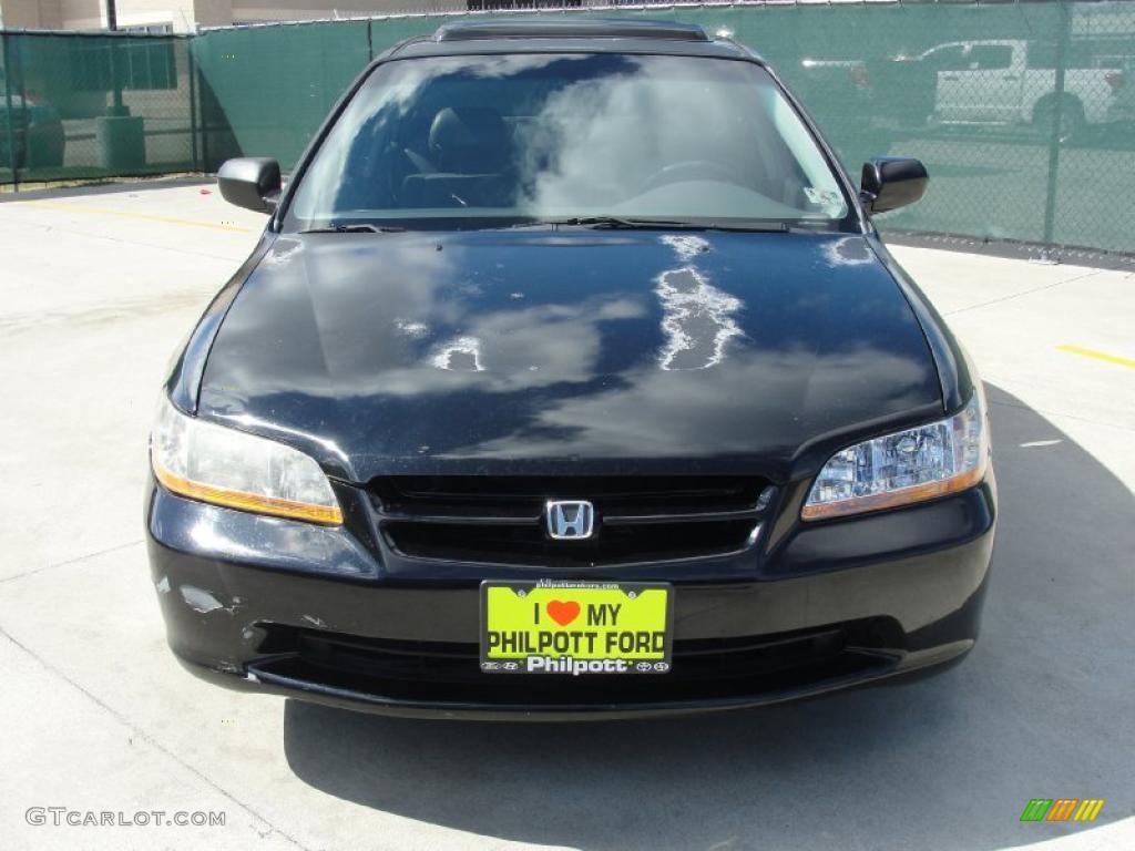 2000 Accord EX V6 Sedan - Nighthawk Black Pearl / Quartz photo #8