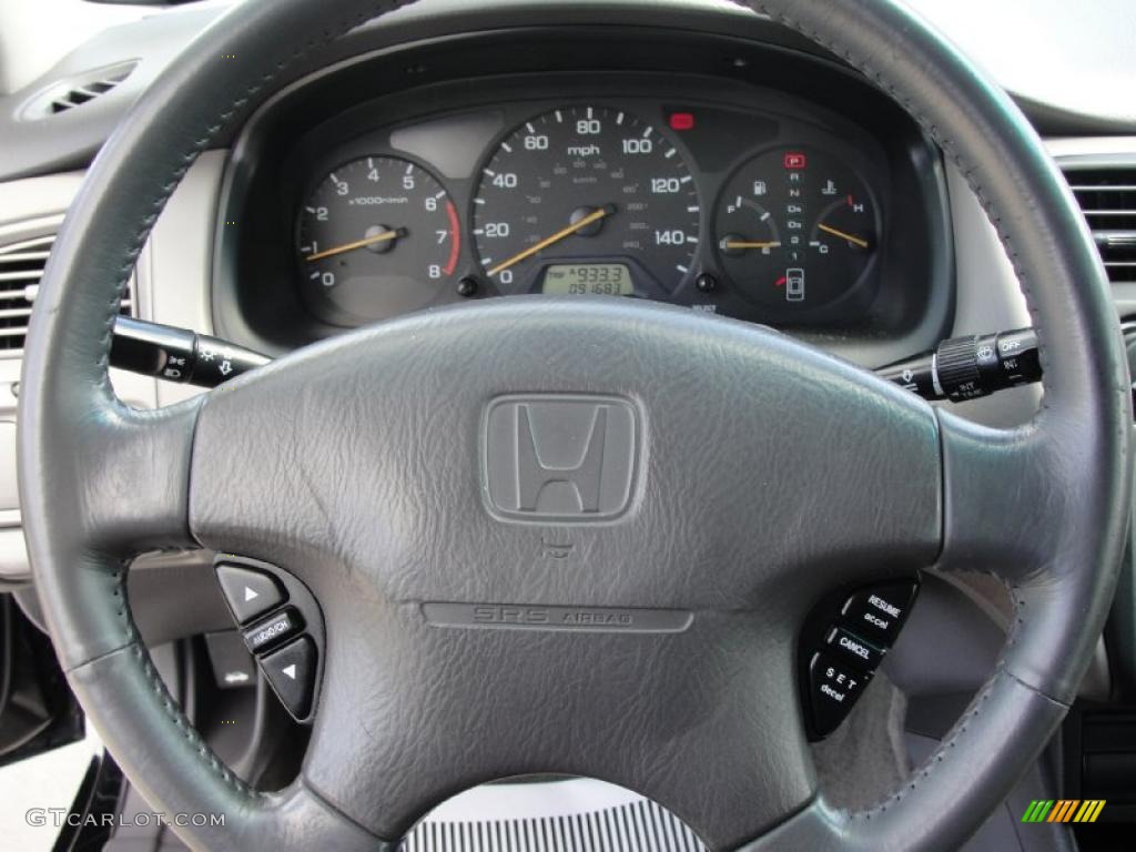 2000 Accord EX V6 Sedan - Nighthawk Black Pearl / Quartz photo #47