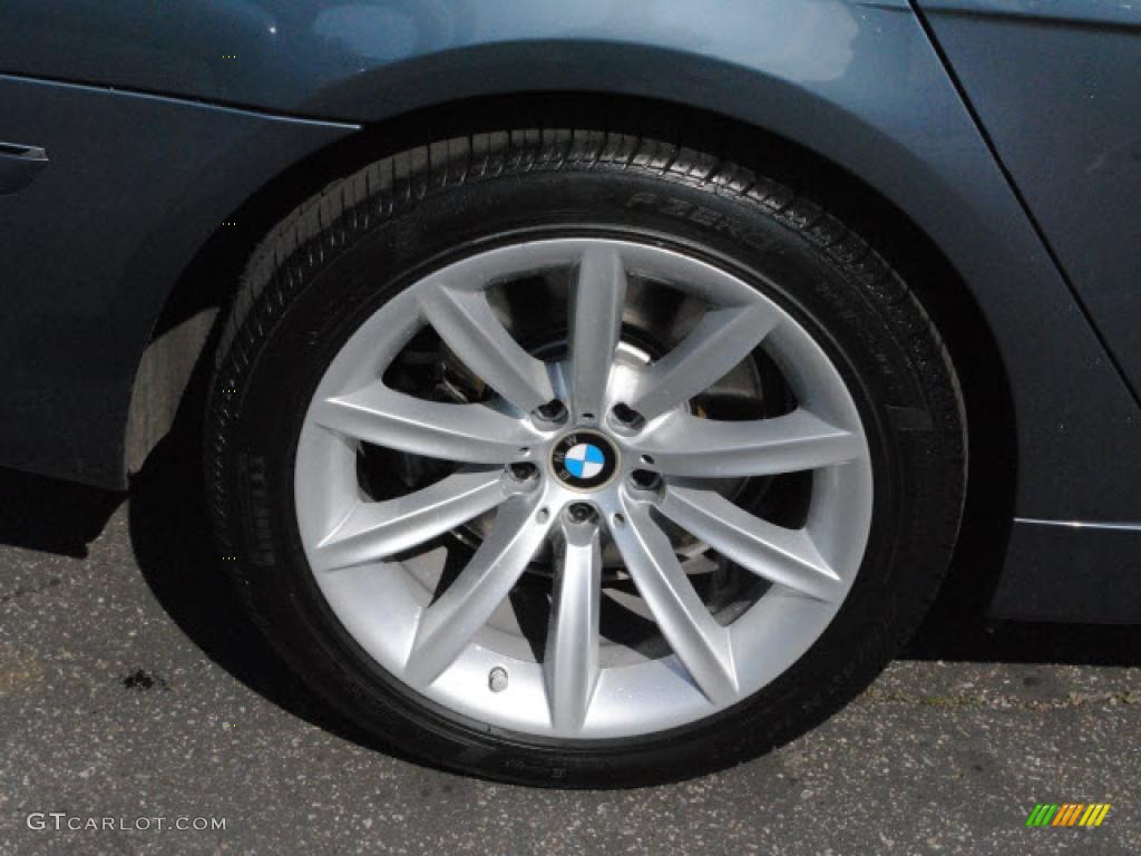 2008 7 Series 750Li Sedan - Michigan Blue Metallic / Flannel Grey photo #6