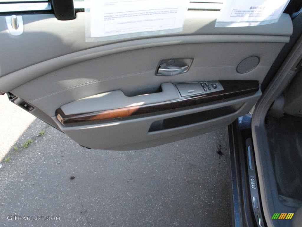 2008 7 Series 750Li Sedan - Michigan Blue Metallic / Flannel Grey photo #13
