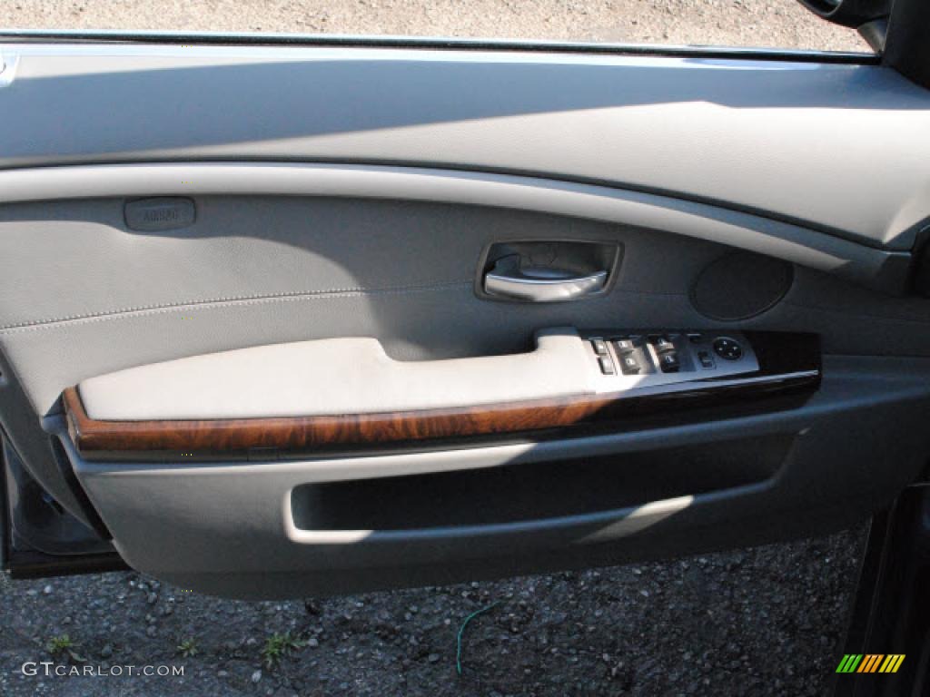 2008 7 Series 750Li Sedan - Michigan Blue Metallic / Flannel Grey photo #15