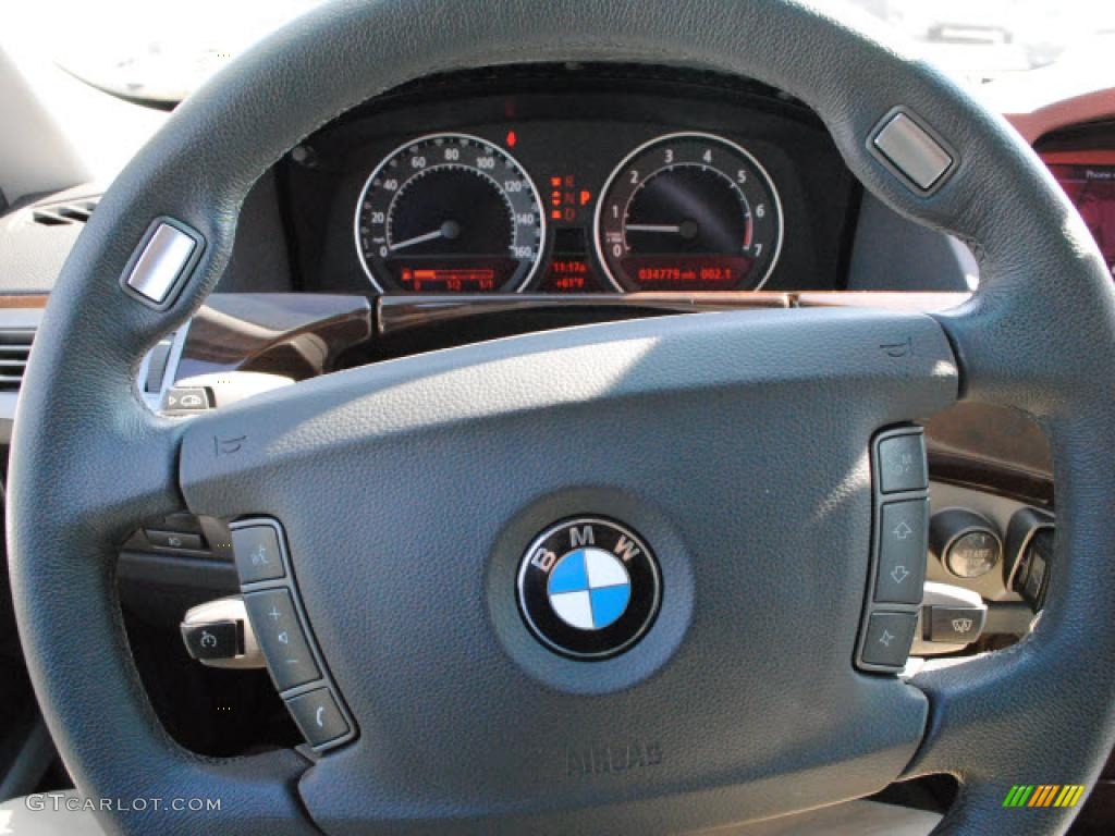 2008 7 Series 750Li Sedan - Michigan Blue Metallic / Flannel Grey photo #21