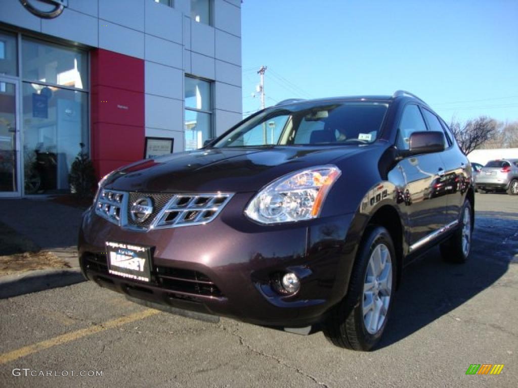 2011 Rogue SL AWD - Black Amethyst / Black photo #1