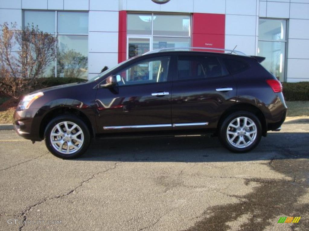2011 Rogue SL AWD - Black Amethyst / Black photo #2